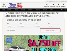 Tablet Screenshot of boylebuickgmc.com